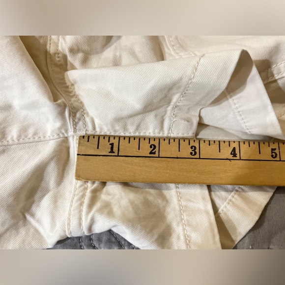 NWT Madewell Garment-Dyed Pull-On Utility Shorts White Cream Size 29 - Picture 10 of 12